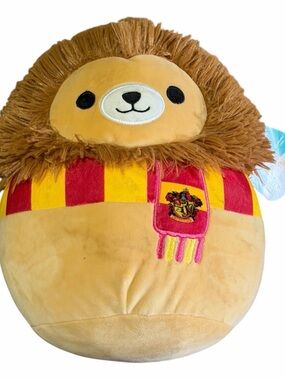 PLEASE READ Squishmallows Kellytoy Plush Harry Potter Gryffindor Lion 12" FLAW